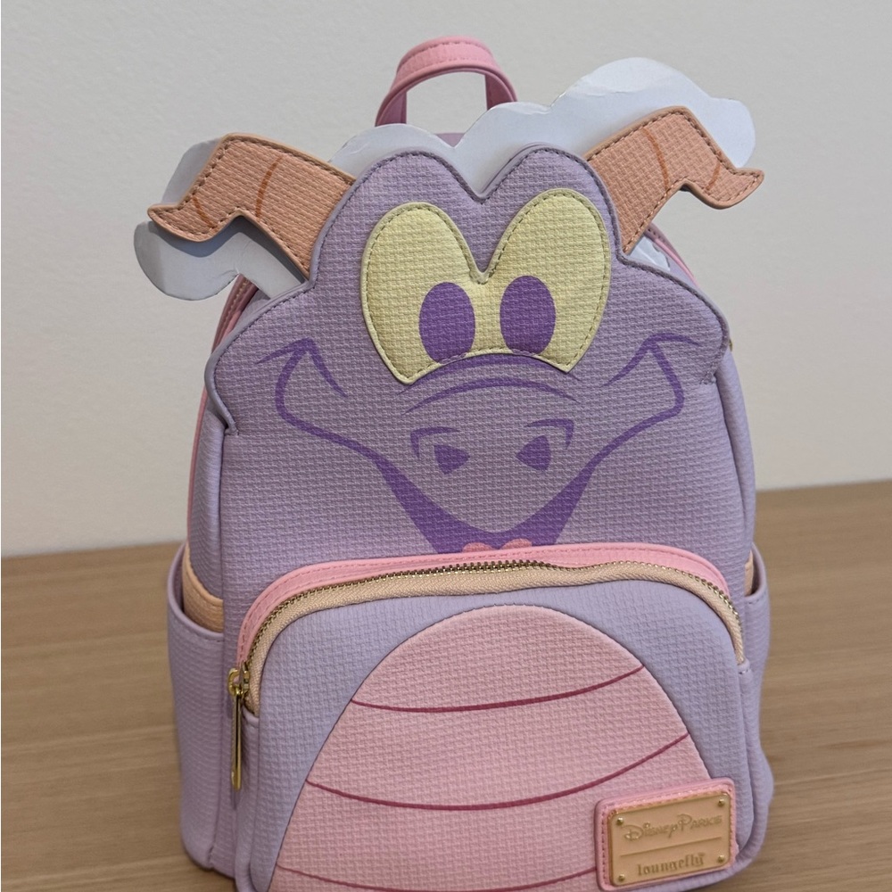 Disney Parks Epcot Loungefly Figment Pastel Mini Backpack